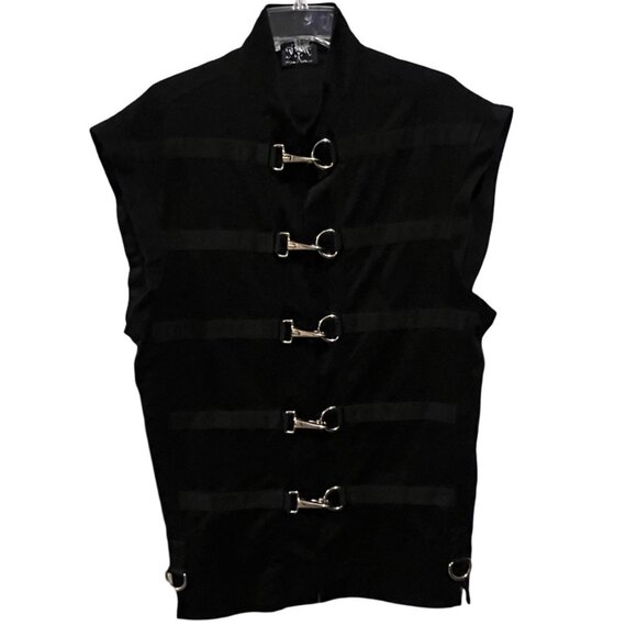 Vintage Shrine of HollywoodBlackStraight JacketGothic Vest